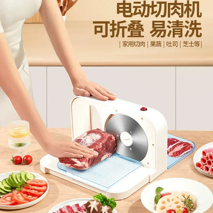 Electric meat slicer can be used commercially or at home, mutton roll machine, beef slicer, multifunctional meat slicer artifact