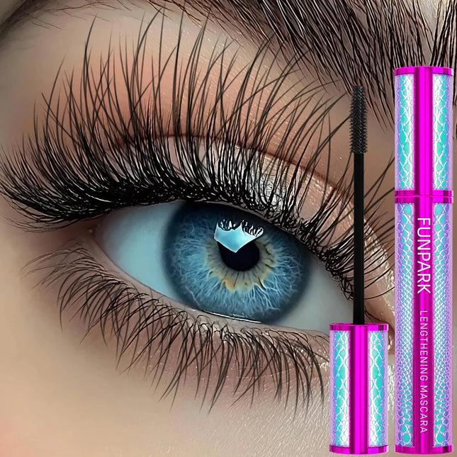 5D Black Thick Eye Mascara Lengthened Waterproof Sweat Proof Silk Mascara with Big Eyes Korean Makeup Curling Eyelash Gifts