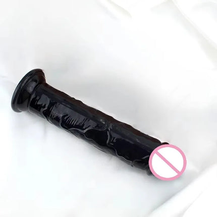 Female Masturbator Butt Plug Vagina Clit G-Spot Masturbation Sex Toy for Women 6sizes Black Dildos Wiht Suction Cup Ddildo Penis