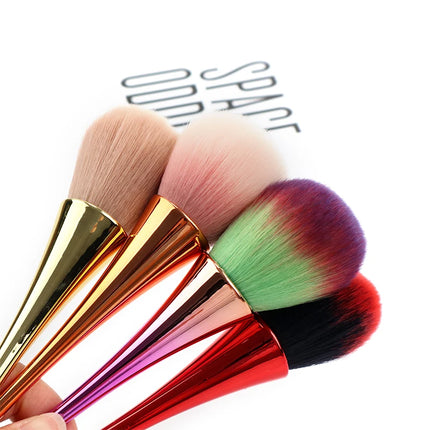 Rose Gold Powder Blush Brush Professional Make Up Brush Large Cosmetic Face Cont Cosmetic Face Cont brocha colorete Make Up Tool