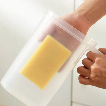 1800/2400ml Cold Kettle Teapot Plastic with Filter Water Jug Large Capacity High Temperature Resistance Fruit Tea Bucket Summer