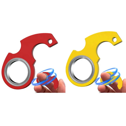 1/2/3/4Pcs Creative Keychain Fidget Spinner Stress Relief Toys For Anxiety Autism ADHD EDC Cool Stuff For Teens Adults Kids