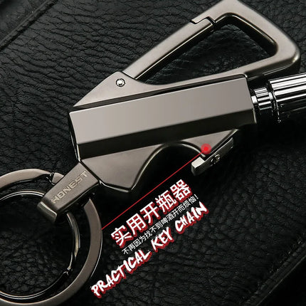 2026 New Multifunctional Match Kerosine Lighter Keychain Outdoor Waterproof Portable Igniter Smoking Accessories Gift Wholesale