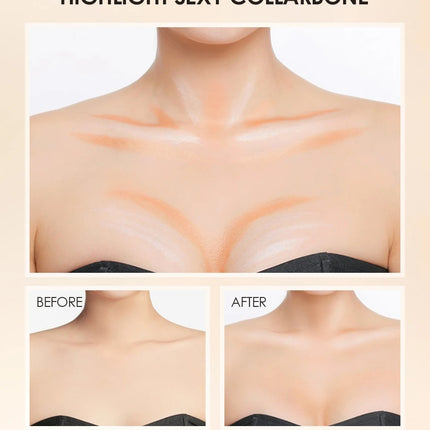 O.TWO.O Double-Headed Contour Stick Waterproof Matte Highlighter Concealer Clavicle Shadow Pen 3D Face Highlighting Makeup Pen