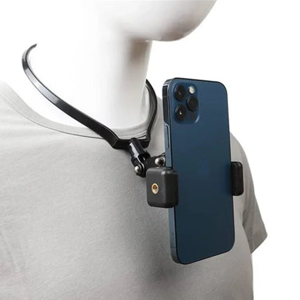 Hands Free Wearable Neck Mobile Phone Stand Universal Hanging Tripod Suporte for IPhone GoPro Go Pro Video Selfie Stick Holder