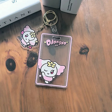 Aniteez Card Holder Keychain Keyring  Acrylic Characters Photocard Sleeves Hongjoong Seonghwa Yunho Yeosang Keychain