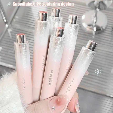 Clear Water Light Solid Lip Gloss Jelly Watery Pink Lipstick Pencil Moisturising Mirror Lipstick Pen Korean Lips Makeup Cosmetic