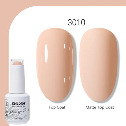 Arte Clavo TPO FREE HEMA FREE Gel Nail Polish UV Multi Use Semi Permanent Soak Off Autumn Winter Nail Art Hybrid Varnish 15ml