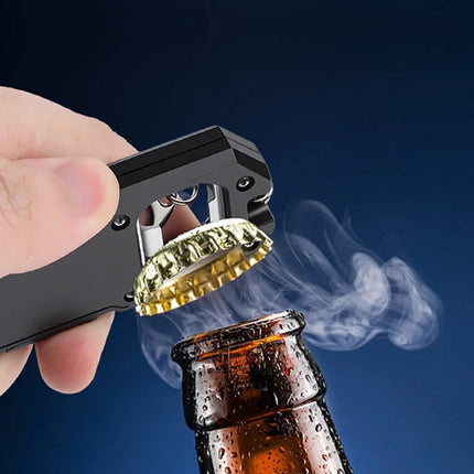 Powerful Mini LED Keychain Flashlight USB C Rechargeable Hanging Work Light Keyring Camping Walking Pocket Lamp Bottle Opener