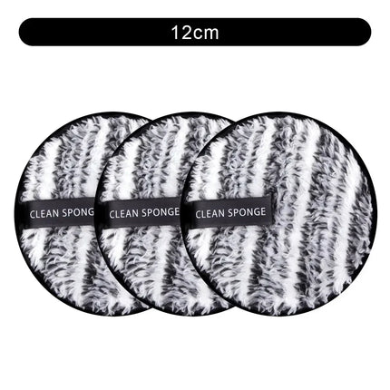 3Pcs Reusable Make Up Remover Pads Cotton Wipes Face Cleansing Sponge Cosmetics Microfiber Washable MakeUp Towel Skin Care Tools