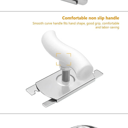 Bottle Opener Stainless Steel Can Opener Labor-saving Unscrew Lid Multifunctional Opener Home Adjustable Rotating  Kitchen Tools