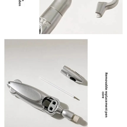 Fun Squid Pen Press Type Ballpoint Pen with Deformation Tech Viral Stationery for Office School Use Gift