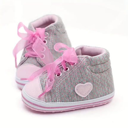 Spring and Autumn Pink Series Hot Selling Children's Shoes Baby Shoes Soft soled Anti slip Baby Shoes Newborn Baby Step Shoes