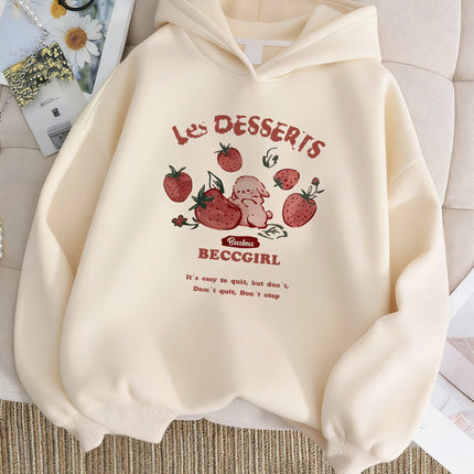 Funny Strawberry Fashion Y2k Hoodie Kids 90s Children's Sweatshirt Hoody Casual Hoodies for Boys Girls Clothes