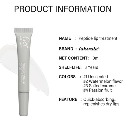Moisturizing Lip Balm Nourishes Peptide Moisturizes Lightened Remove Dead Skin Lip Lines Anti-chapping Caramel Lip Care Gel