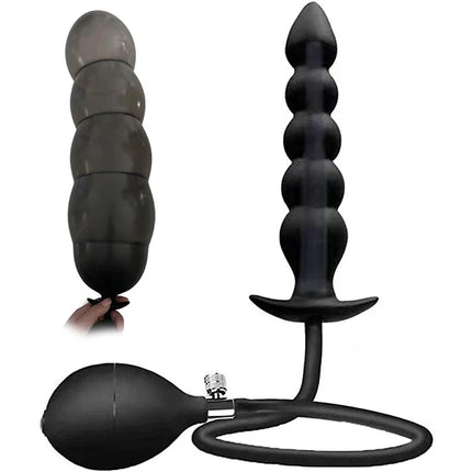 BDSM Inflatable Anal Plug Huge Dildo Pump Expansion Diameter 13cm Expandable Big Butt Plug Prostate Massage Ass Dilator Sex Toys