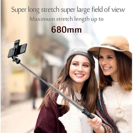 Wireless Bluetooth Selfie Stick Tripod With Fill Light Remote Shutter Extendable 360° For iPhone Samsung Xiaomi Vlog Live Holder