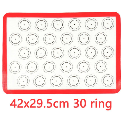 Silicone Macaron Baking Mat for Bake Pans Macaroon Pastry Cookie Making Professional Grade Nonstick