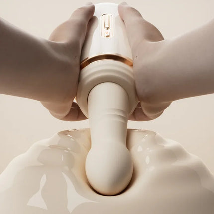 Automatic retractable vibrator love egg pumping gun machine multifunctional vibration stick av stick female erotic masturbation