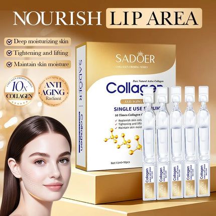 Collagen Ceramide Hyaluronic Acid Face Serum – Anti-Aging & Whitening Repair Essence, Firm Smooth Skin, Fade Dark Spots