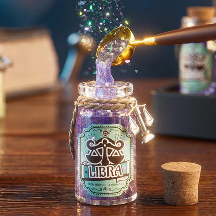 Wish Potion Bottle Building Set, 12 Zod Signs Magic Lab Kit, Creative Experiment Gift for Teens
