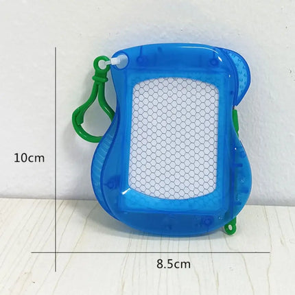 Erasable Mini Drawing Board Birthday Party Doodle Keychain Writing Board Toy Key Chain Reusable Children's Drawing Board