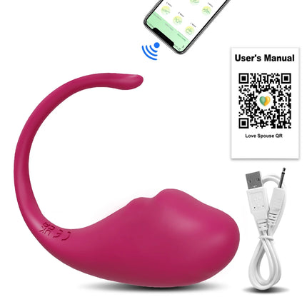 Wireless Bluetooth G Spot Dildo Vibrator for Women APP Remote Control Wear Vibrating Egg Clit Female Panties Sex Toys for Adults
