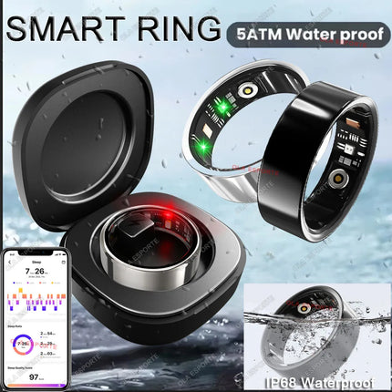 Smart Ring Camera Control Heart Rate Blood Oxygen Sleep Monitor Pedometer Calorie Multiple Sports Fitness Smart Finger Ring 2025