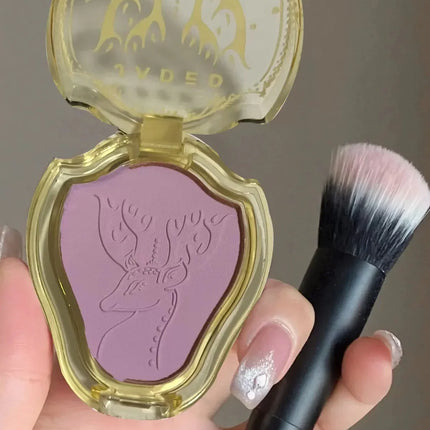 Mini Lasting Waterproof Face Blusher Face Contouring Soft Cheek Rouge Female Makeup Brighten Face Matte Natural Blush Palette