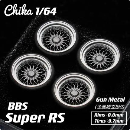 1/64 Chika Nabes Wheels or Brake Caliper 8.9mm 9.7mm 10.5mm Model Car Tires Rim Work S1 VSXX for 1:64 HW Tomy Mini GT Alloy Cars