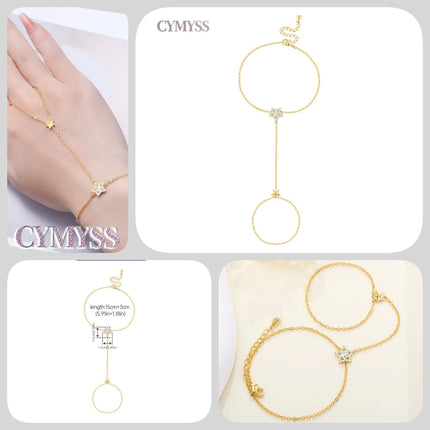 Original 925 Sterling Silver Butterfly Bracelet Zirconia Tennis Ball Women Fashion Simple Engagement Wedding Charm Jewelry Gift