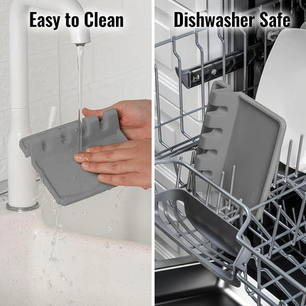 Silicone Kitchenware Rack Kitchen Tableware Drying Mat Spoon Chopsticks Spatula Storage Rest Holder Multifunctional Non-Slip Pad