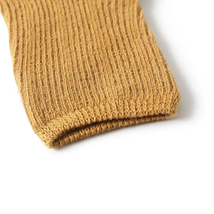 3 Pairs Baby Girl Boy Socks Toddler Cotton Baby Winter Clothes Accessories Pure Color Combed Cotton Baby Kids Socks for Autumn