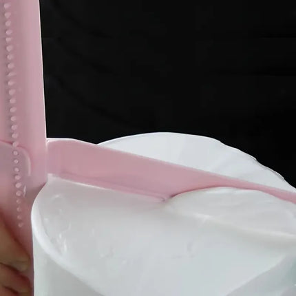 1 Cream Cake Smoother with Adjustable Height,Fondant Plastic Scraper,Smoothing Tool for Smoothing the Edges Plastic Scraper Tool