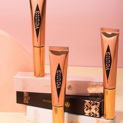 6-colour cushion cotton blush, skin-friendly highlighter that is not irritating, blends naturally without clumping.