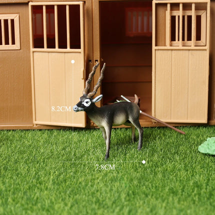 Realistic Farm Animal Shropshires Merino Sheep Goat Argali Antelope Gazella Waterbuck Model Figures Birthday Christmas Toys Gift