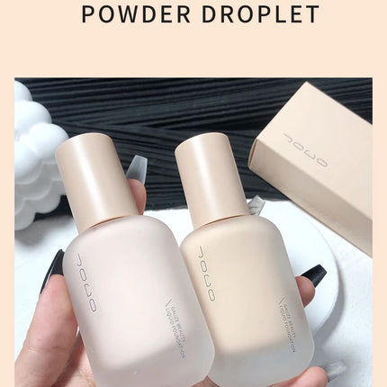 JOCO Yayasan Cecair Wajah Krim Liputan Penuh Concealer Pemutihan Pelembap Perlindungan Kalis Air Tempat Gelap Tatu Kontur Makeup