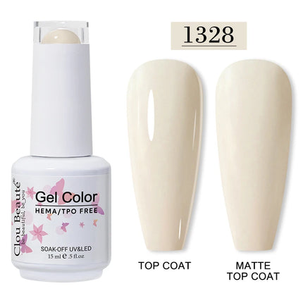 Clou Beaute 15ml HEMA TPO FREE Gel Nail Polish Vernis Semi Permanent UV Nail Art Varnish Lakiery Hybrydowe Manicure Gel Polish