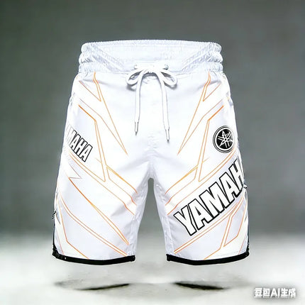 2026 Summer New Yamaha Classic Collection Fashion Sports Outdoor Fitness Shorts  Men Women Large Casual Motorcycle Riding Shorts