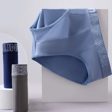 3 Pcs/Lot Men's Letter Briefs Underwear Comfortable Panties Shorts Sexy Gifts for Man Underpants