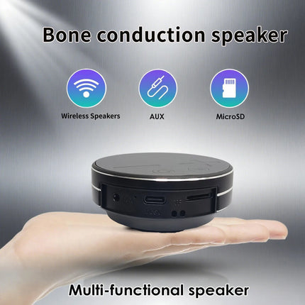 Bone Conduction Wireless Speaker, 5W Surging Sound Quality, Portable and Portable Audio for Kitchen/Bedroom/Outdoor. The Bone Co