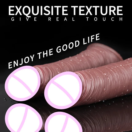 Silicone Peni Sleeve Realistic Penis Enlarger Sleeve Male Dildo Sleeve with Cock Ring Men Penis Cover Prolong ejaculati Sex Toys