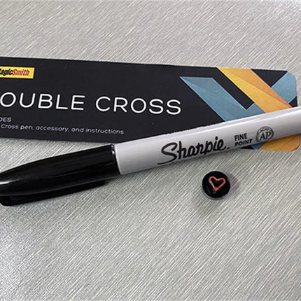 Mark Southworth'S Double Cross (Instructions+Gimmick) Close-Up Magic Tricks Magic Props Mentalism Magic Close Up Street Magic
