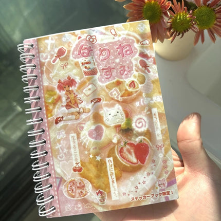 Ins Cute Pink Japanese Cut Film Sticker Book Girl Journal Phone Case DIY Scrapbook Sticker Kawaii Decoration Stickers