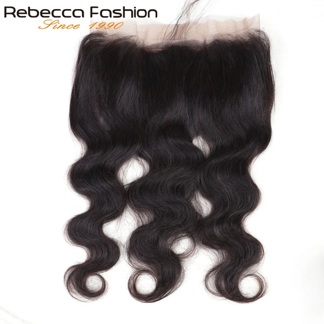 10-20" 180% Density Body Wave 360 Lace Frontal Closure Brazilian Wet & Wavy Human Hair Frontal Closure Swiss Transparent Lace