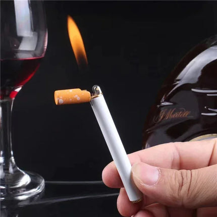 Fastshipping Mini Compact Open Flame Lighter Metal Grinding Wheel Lighter Portable Can Place Cigarette Box Smoking Accessories