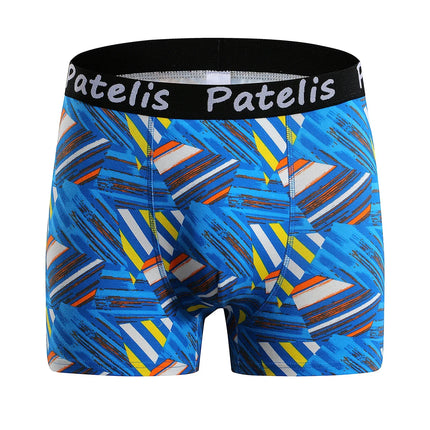 90-210kg Panties Oversize Shorts for Men Boxers Plus Size 7XL 6XL 5XL Comfortable Underwear Cotton Geometric Print Male Clothing