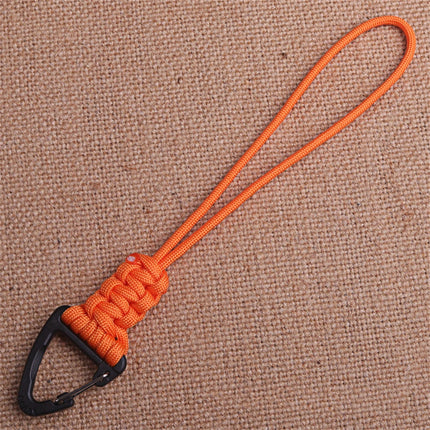Triangular Buckle 7-Core Paracord Rope Keychain Handmade Survival Key Ring Men Women Outdoor Camping Car Hiking Backpack Gift