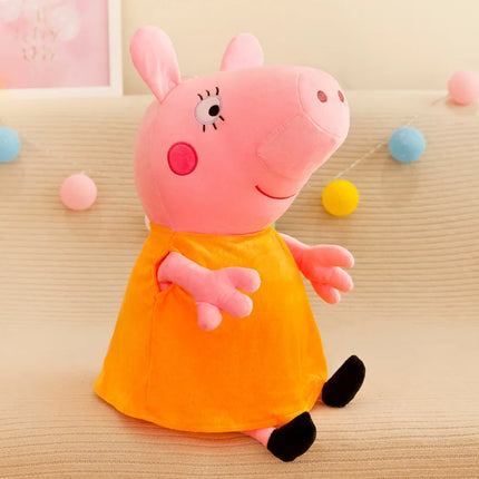 New Peppa Pig and George family cartoon plush toy dolls, blue and pink pig dolls, festival gifts, dolls, birthday gifts