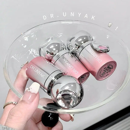 Liquid Blush Stick with Sponge Tip, Waterproof Long-Lasting Skin-friendly Blush Cream Brightening Effect Lips and Cheeks Makeup